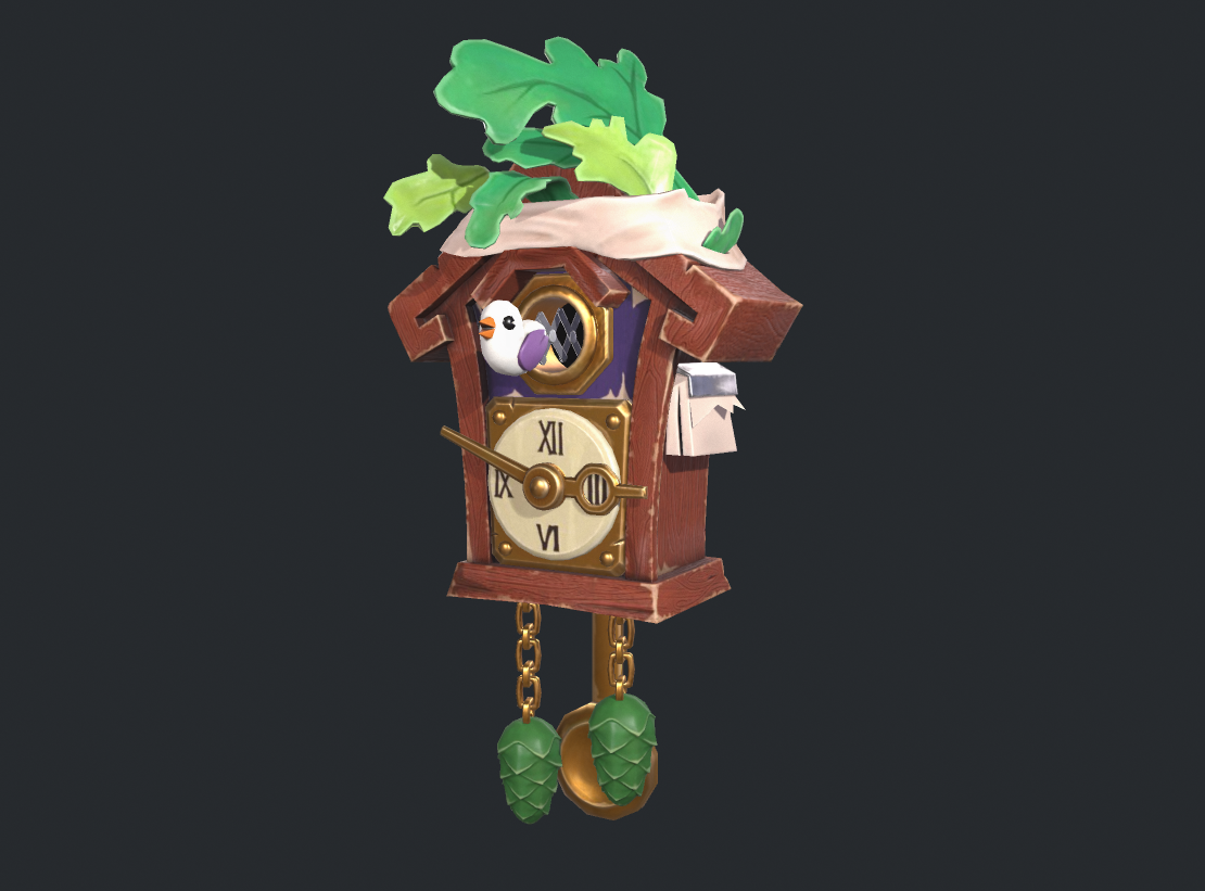 Cuckoo clock prop model