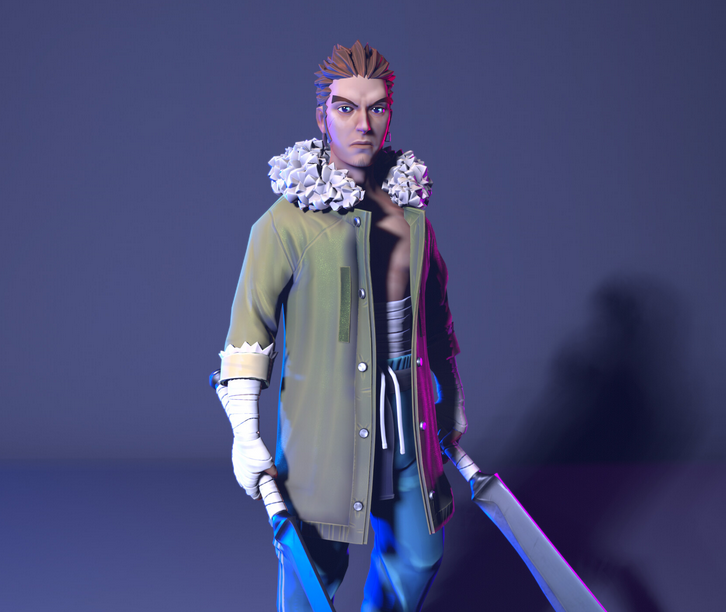 Stylized 3D character